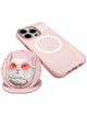 NIMMY futerał GLASSES COOL CAT kompatybilny z MagSafe do IPHONE 16 Pro różowy