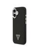 GUESS futerał do IPHONE 17 kompatybilny z MagSafe GUHMP17SPGTSPSK (Grained PU Triangle Logo) czarny