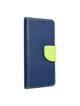 Kabura FANCY Book do SAMSUNG S22 Ultra granatowo limonkowy