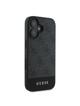 GUESS futerał do IPHONE 16 Plus GUHCP16MG4GLGR (PC/TPU 4G PU Bottom Stripe) szary
