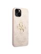 GUESS futerał do IPHONE 13 / 14 / 15 GUHCP14S4GMGPI (4G Big Metal Logo) różowy