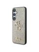GUESS futerał do SAMSUNG S25 GUHCS25SHG4SGD (Fixed Glitter Big 4G) złoty
