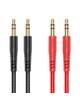 Kabel AUX Jack 3,5 mm do Jack 3,5 mm Hoco 1 m UPA24 czarny