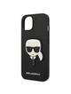 KARL LAGERFELD futerał do IPHONE 14 Plus KLHCP14MSAPKHK (Saffiano With Karl Head Patch) czarny