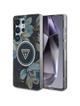 GUESS futerał do SAMSUNG S25 Ultra GUHMS25LHFLPEDK (Magnetic IML Metal Glitter Flowers Triangle) czarny
