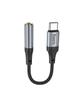Adapter AUX USB C do Jack 3,5 mm Hoco 0,12 m LS36 czarny