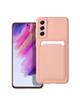 Futerał CARD CASE do SAMSUNG S21 FE różowy