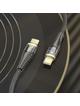 Kabel USB C do USB C Hoco 3A 60W 1,2 m U121 czarny
