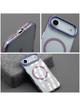 Futerał FRAME CLEAR HYBRID MAG COVER kompatybilny z MagSafe do IPHONE 17 fioletowy