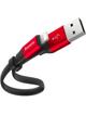 BASEUS kabel USB A do Lightning 2A Nimble CALMBJ-B91 0,23 m czarno czerwony