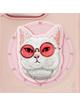 NIMMY futerał GLASSES COOL CAT kompatybilny z MagSafe do IPHONE 16 Pro Max różowy