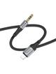 Kabel AUX Lightning do Jack 3,5 mm Hoco 1 m UPA26 czarny