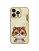 NIMMY futerał BIG EYED PET 2.0 Cat do IPHONE 15 Pro Max khaki