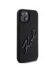 KARL LAGERFELD futerał do IPHONE 15 KLHCP15SSKSBMCK (Silicone Karl Script Logo) czarny