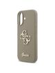 GUESS futerał do IPHONE 17 GUHCP17SSC4GSMW (Silicone W/ Big 4G Script) brązowy