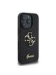 GUESS futerał do IPHONE 16 Pro GUHCP16LHG4SGK (Fixed Glitter Big 4G) czarny