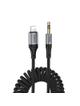 Kabel AUX Jack 3,5 mm do Lightning Hoco 1,5 m UPA33A czarny