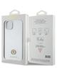 GUESS futerał do IPHONE 13 / 14 / 15 GUHCP15SPS4DGPS (Strass Metal Logo) srebrny