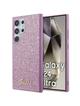 GUESS futerał do SAMSUNG S24 Ultra GUHCS24LHGGSHU (Glitter Script) fioletowy