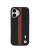 BMW futerał do IPHONE 17 kompatybilny z MagSafe BMHMP17S25PCPSKR (PU Perfotated Stripe Logo) red