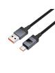 Kabel USB A do USB C Hoco 5A z wyświetlaczem 1 m X118 czarny