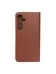 Kabura SMART PRO Book skórzana do SAMSUNG S25 FE brązowy