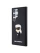 KARL LAGERFELD futerał do SAMSUNG S24 Ultra KLHCS24L3DRKINK (3D RUBBER IKONIK NFT) czarny