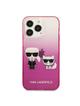 KARL LAGERFELD futerał do IPHONE 13 Pro KLHCP13LTGKCP (K Choupette Centered) różowy