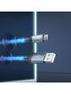 Kabel USB A do USB C Hoco 3A 1 m U112 szary