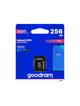 GOODRAM karta pamięci microSD 256GB 100MB/s class 10 UHS I z adapterem SD