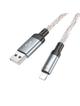 Kabel USB A do Lightning Hoco 2,4A 1 m U112 szary