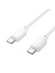 Kabel USB C do USB C Hoco 3A 60W 1 m X113 biały