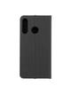 Kabura LUNA Book Carbon do HUAWEI P30 Lite czarny