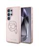 KARL LAGERFELD futerał do SAMSUNG S25 Ultra KLHCS25LHKHDCELP (IML Rhinestones K Head) różowy