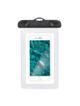 Etui na telefon uniwersalne wodoodporne z plastikowym zamknięciem białe