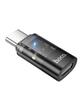 Adapter USB C do Lightning Hoco UA36D transparentny czarny