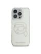 KARL LAGERFELD futerał do IPHONE 16 Pro KLHCP16LHKHDCELT (IML Rhinestones K Head) transparent