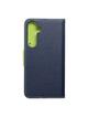 Kabura FANCY Book do SAMSUNG S24 Plus granatowo limonkowy