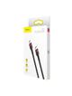 Kabel USB C do USB C Baseus 3A 1 m  CATKLF-G91 czerwono-czarny