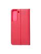 Kabura LUNA Book Gold do SAMSUNG S22 czerwony