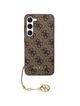 GUESS futerał do SAMSUNG S24 Plus GUHCS24MGF4GBR (4G Charm) brązowy