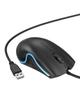 Myszka przewodowa Hoco USB A 1000 dpi z podświetleniem GM19 czarna