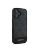 GUESS futerał do IPHONE 16 GUHCP16SG4GLGR (PC/TPU 4G PU Bottom Stripe) szary