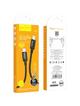 Kabel USB C do USB C Hoco 3A 60W 1 m X89 czarny