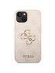 GUESS futerał do IPHONE 13 / 14 / 15 GUHCP14S4GMGPI (4G Big Metal Logo) różowy
