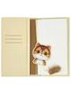 NIMMY zestaw 2w1 notatnik + długopis BIG EYED PET 2.0 Cat khaki