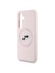 KARL LAGERFELD futerał do SAMSUNG S25 Plus KLHMS25MSKCHTCP (Magnetic Silicone Double Heads) różowy