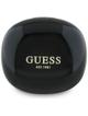 Słuchawki bezprzewodowe douszne Guess TWS Flat Classic Logo Electroplated czarne