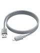 Kabel USB A do Lightning Hoco 2,4A 1 m X107 szary