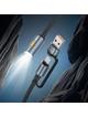Kabel USB A / USB C do LED light Hoco 0,3 m UA38C czarny